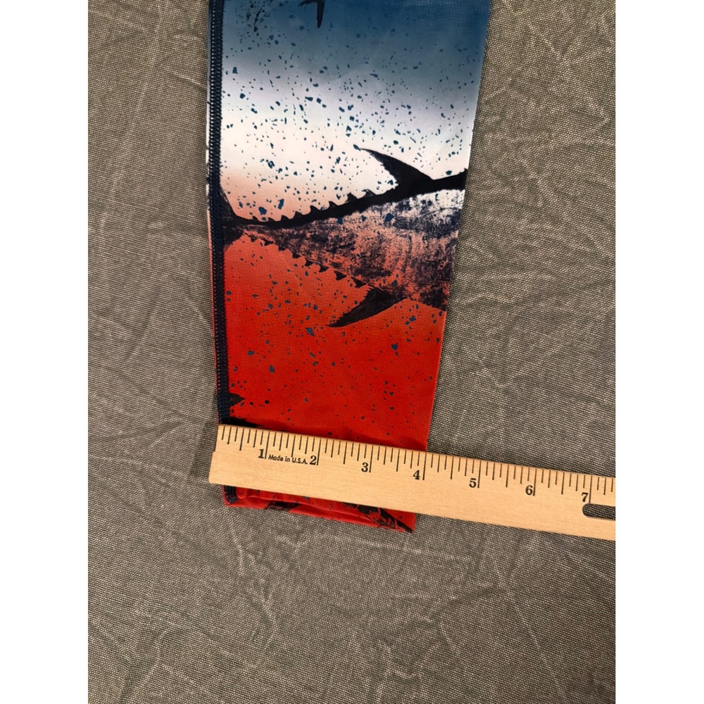 Pelagic Leggings Womens Small Maui Leggings Gyotaku Fade RWB Fish NEW - Picture 10 of 11